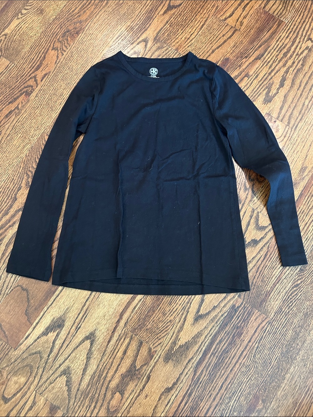 JK Designs Black Long Sleeve Kids Tee